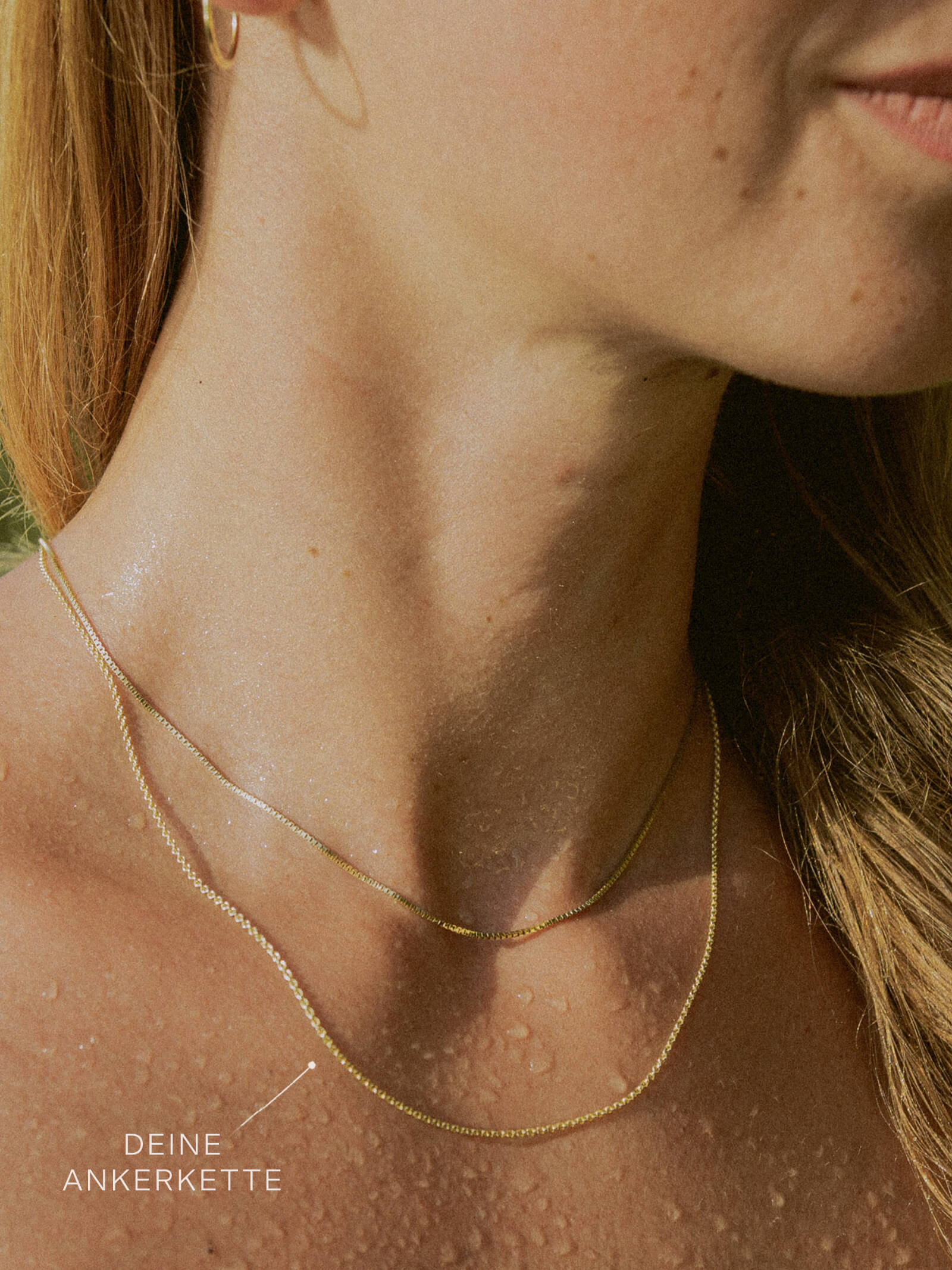 Ankerkette DELICATE Filigran 8k Gold