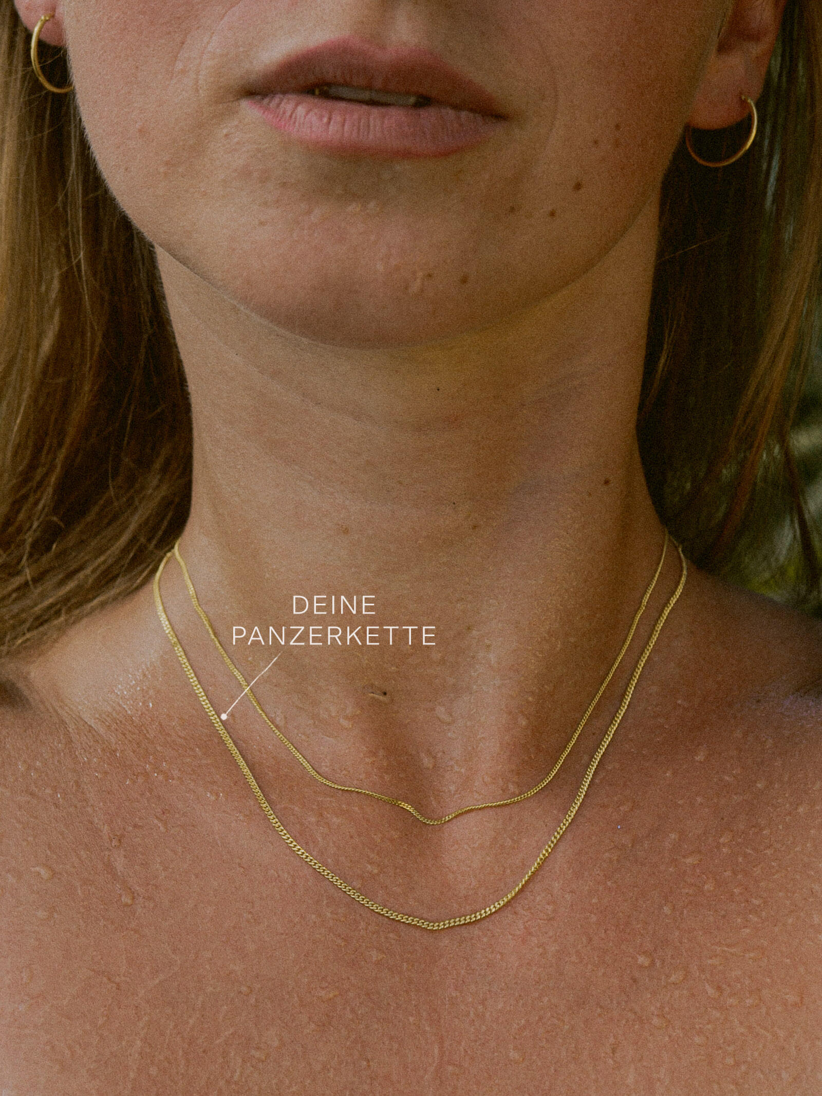 Panzerkette TIMELESS Dezent 8k Gold