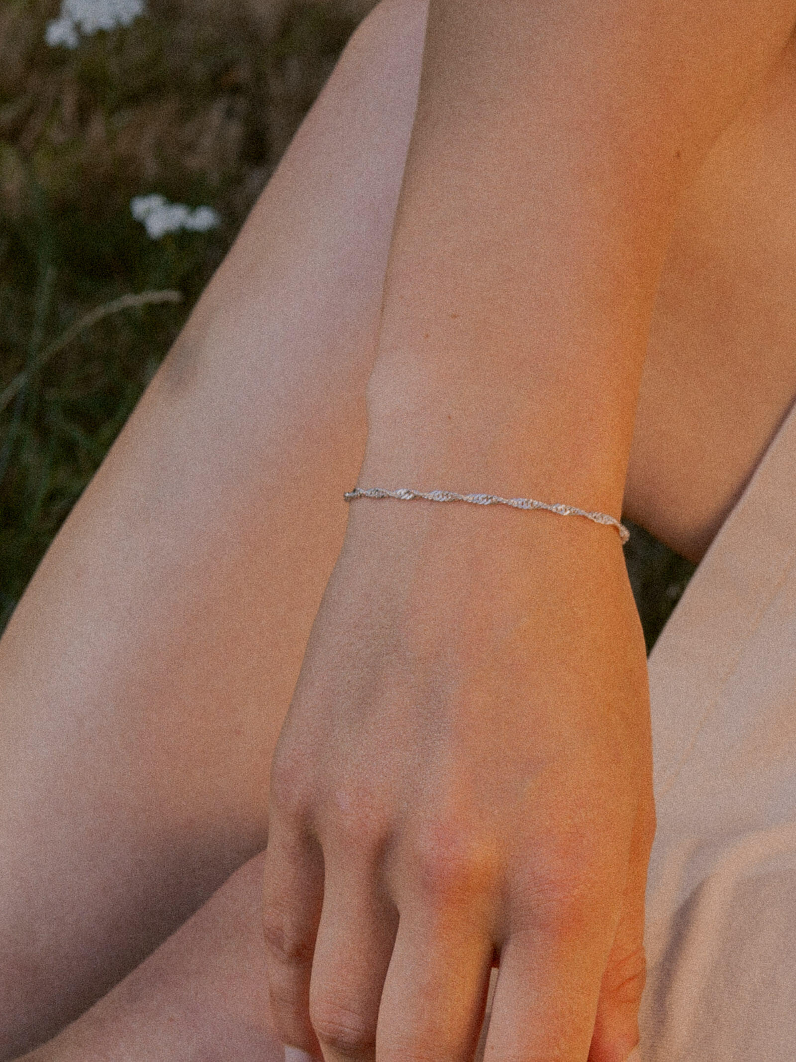 Armband Singapurkette SINGAPORE Elegant Silber