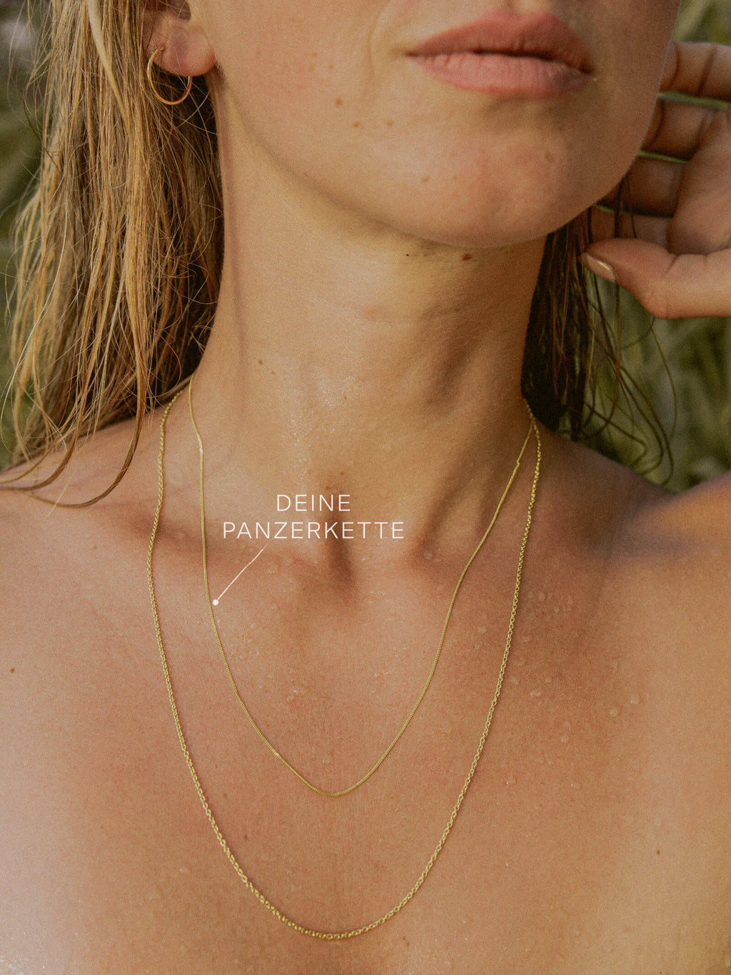 Panzerkette TIMELESS Hauchzart 8k Gold