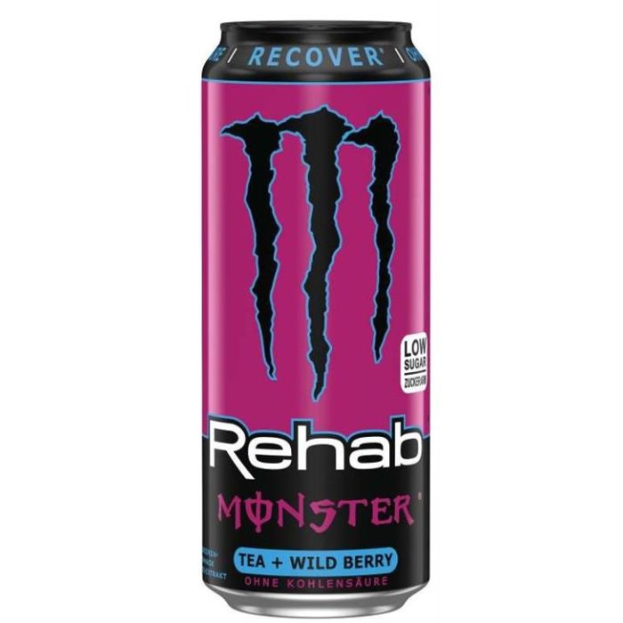Monster Energy Rehab Tea + Wild Berry