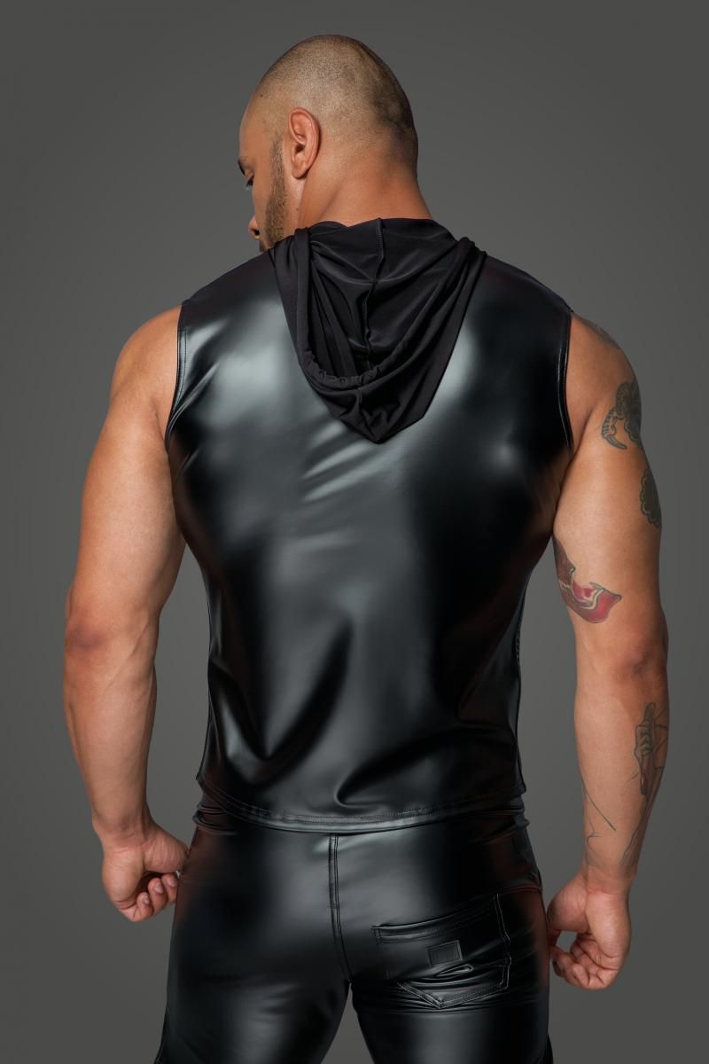 Hooded Shirt with 2-way zipper H062 - 3XL-1