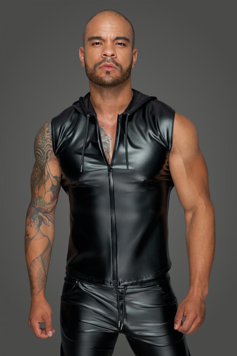 Hooded Shirt with 2-way zipper H062 - 3XL-2