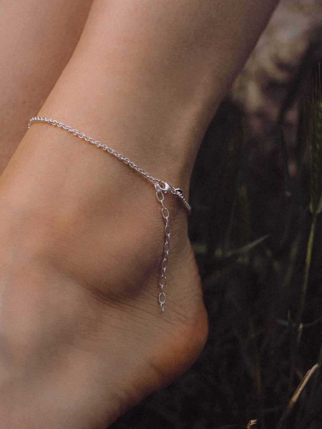 Fußkette Ankerkette DELICATE Silber